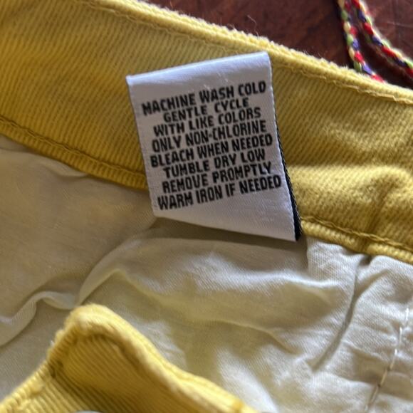 Vanilla Star Juniors Size 5 Gold Yellow White Ombré Distressed Skinny Jeans NWT - Picture 12 of 12